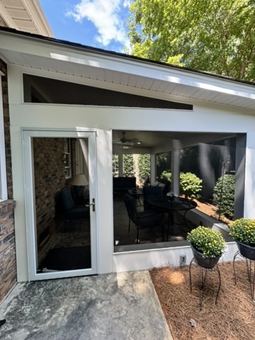 Finished screened porch — Littlebrook 20×12 screened porch in Clemmons, NC