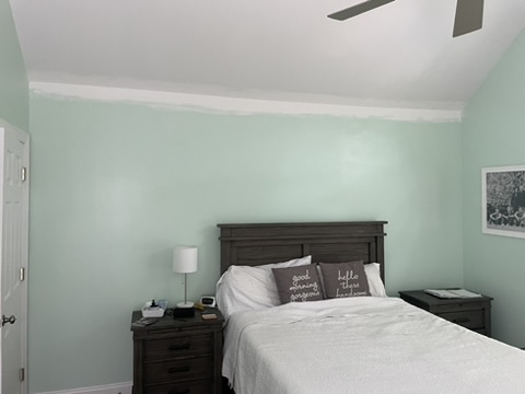 Drywall finish — Bethlehem Drive attic-to-living-space conversion in Winston-Salem, NC