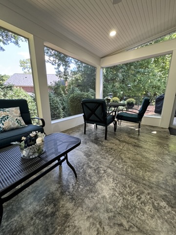 Shingle roof — Littlebrook 20×12 screened porch in Clemmons, NC