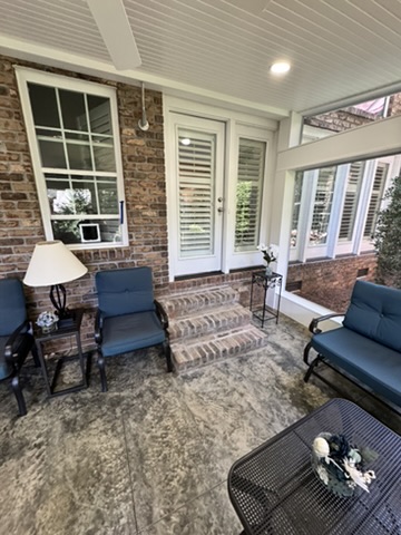 Littlebrook Drive 20×12 screened porch addition — Clemmons NC — Salem Builders