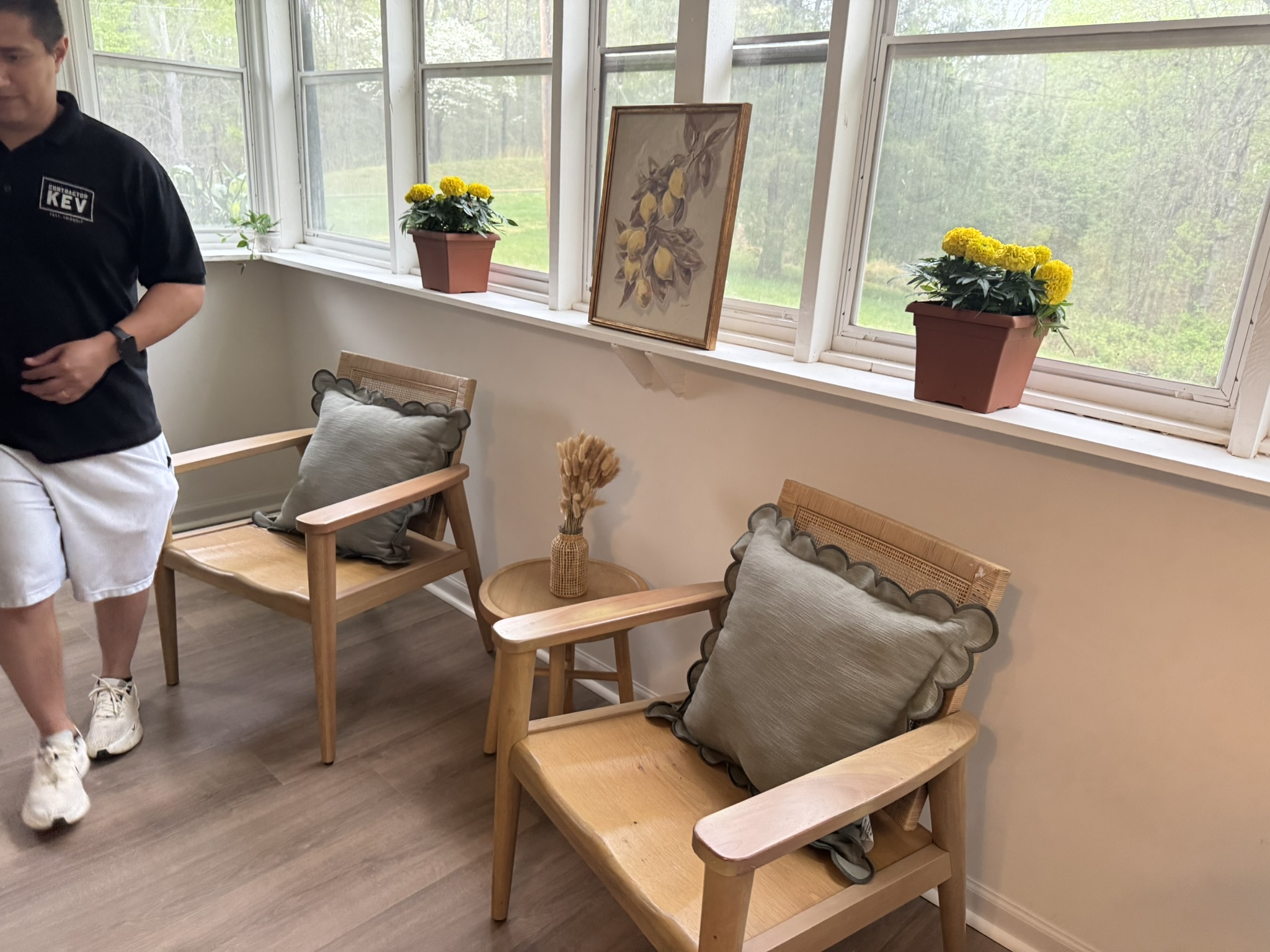 Refinished original hardwoods — Reynolda Road whole-home renovation in Winston-Salem, NC