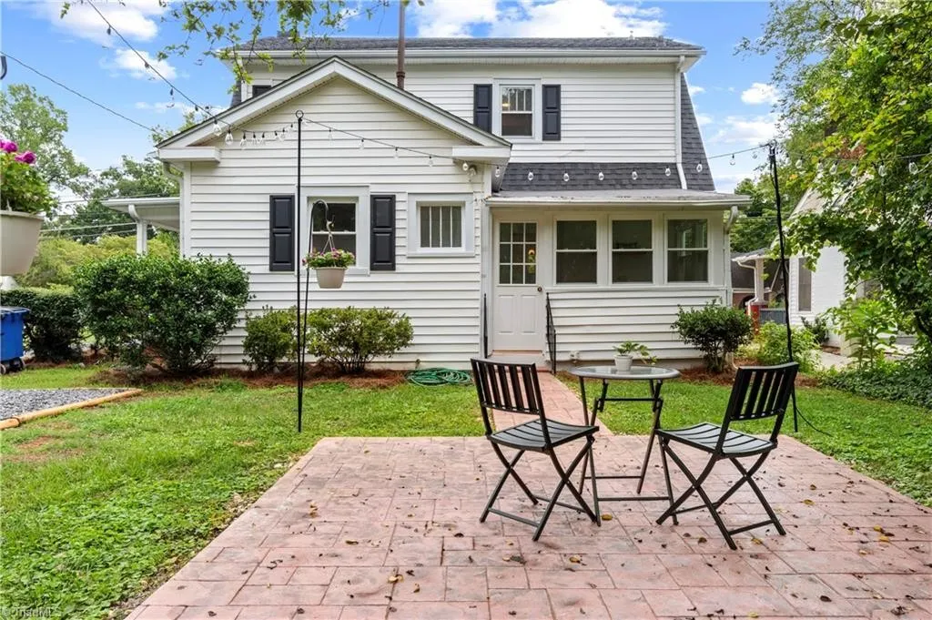 Refinished hardwood floors — Polo Road Dutch Colonial renovation in Winston-Salem, NC
