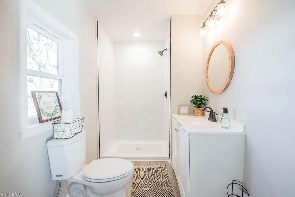 New kitchen — Pulliam Street full-house remodel in King, NC