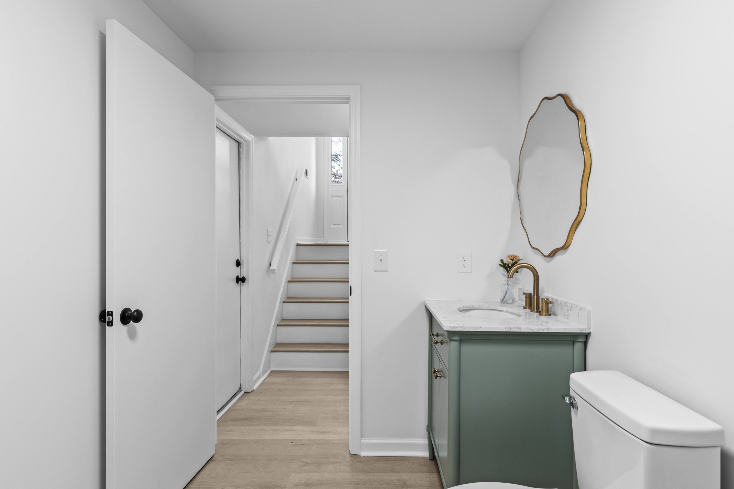 New kitchen — Wabash Boulevard split-level complete remodel in Winston-Salem, NC