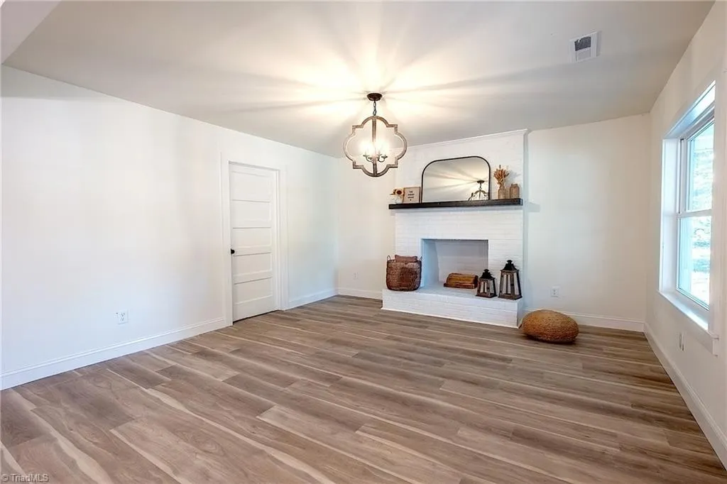 Updated plumbing — Dudley Road down-to-studs renovation in Winston-Salem, NC